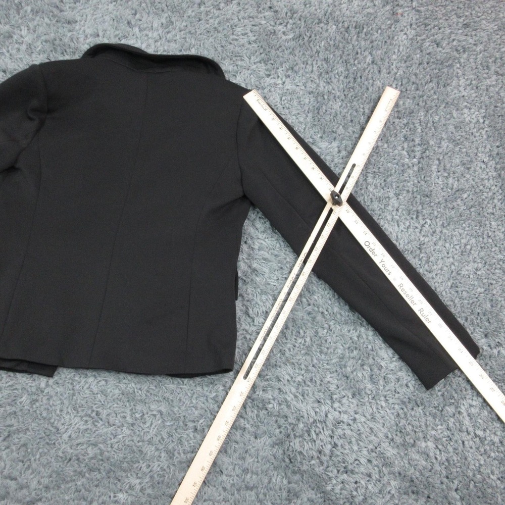 Steve Madden Blazer Womens Small Black Kalista Faux Suede Stretch Jacket NWT - Picture 13 of 16